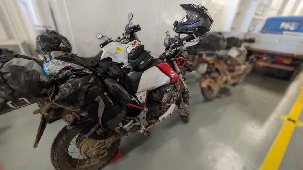Motorcycle Trip Packing List: The Complete Guide Motorcycle loaded with luggage ready for a long-distance trip