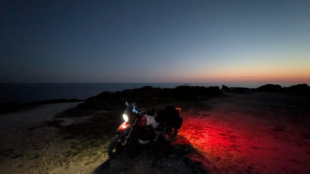 Balkan Motorcycle Route: Plan Your Best 2-Week Trip Motorcycle on Istria Coast in Croatia with Adriatic Sea and islands on days 3-4 of the Balkan motorcycle route