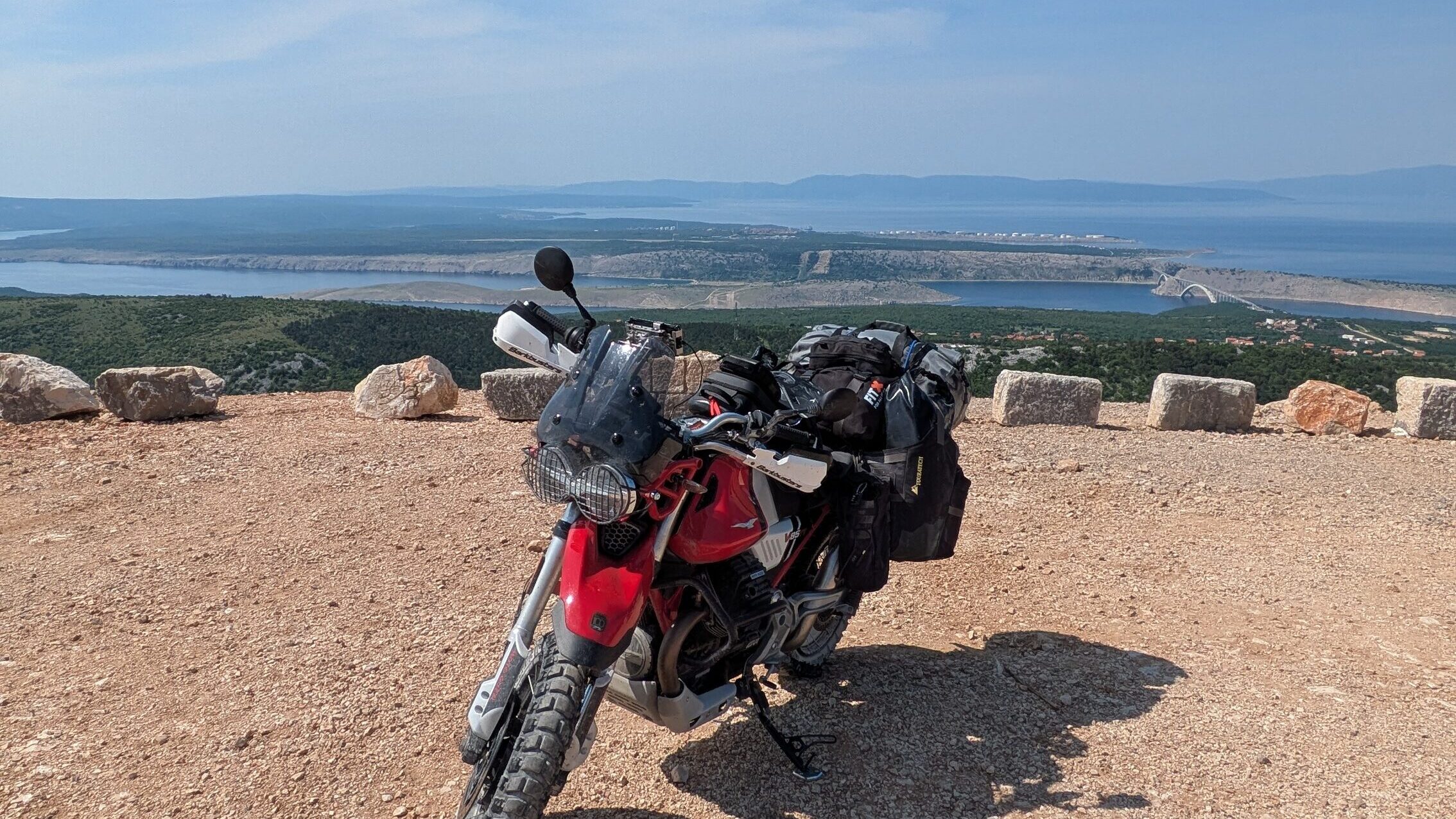 Motorcycle touring through Istria
