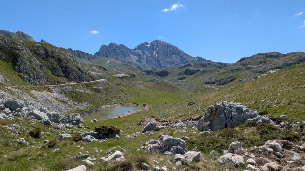 Bosnia and Montenegro Motorcycle Travel Guide durmitor black lake mountains motorcycle montenegro