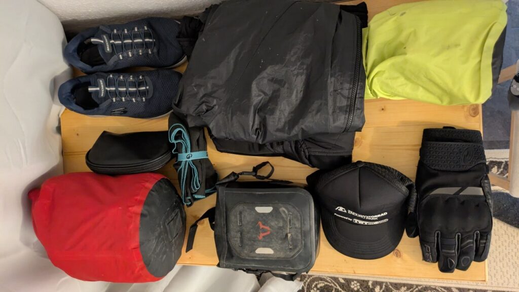 Motorcycle Weekend Trip: How to Plan a Short Tour Minimal motorcycle weekend packing kit — clothes, hygiene, zip-ties and a small tool roll