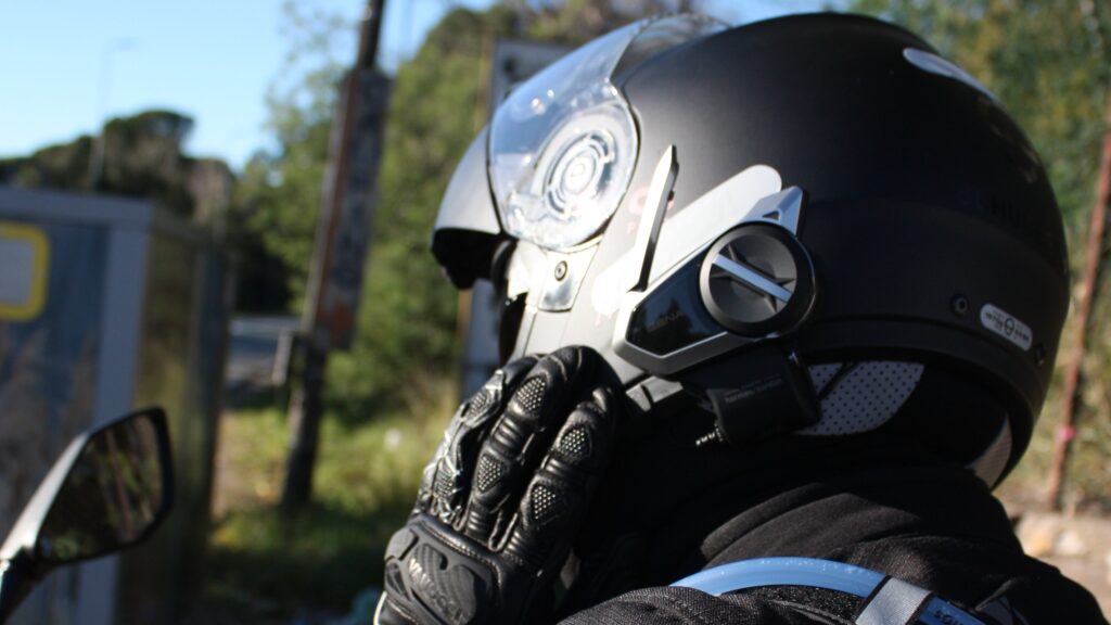 Motorcycle Riding Gear: The Complete Guide Motorcycle helmet base meeting the jacket collar