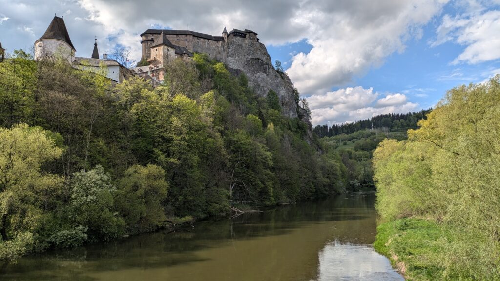 Slovakia Motorcycle Travel Guide: Routes and Top Tips Orava Castle above the Orava river, Slovakia, viewed from the approach road